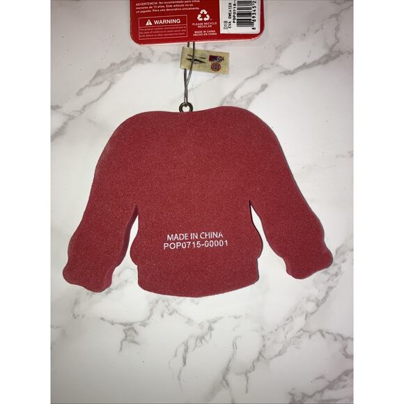 Arkansas Razorbacks Sweater Ornament NCAA Team Sports NWT - Picture 4 of 4